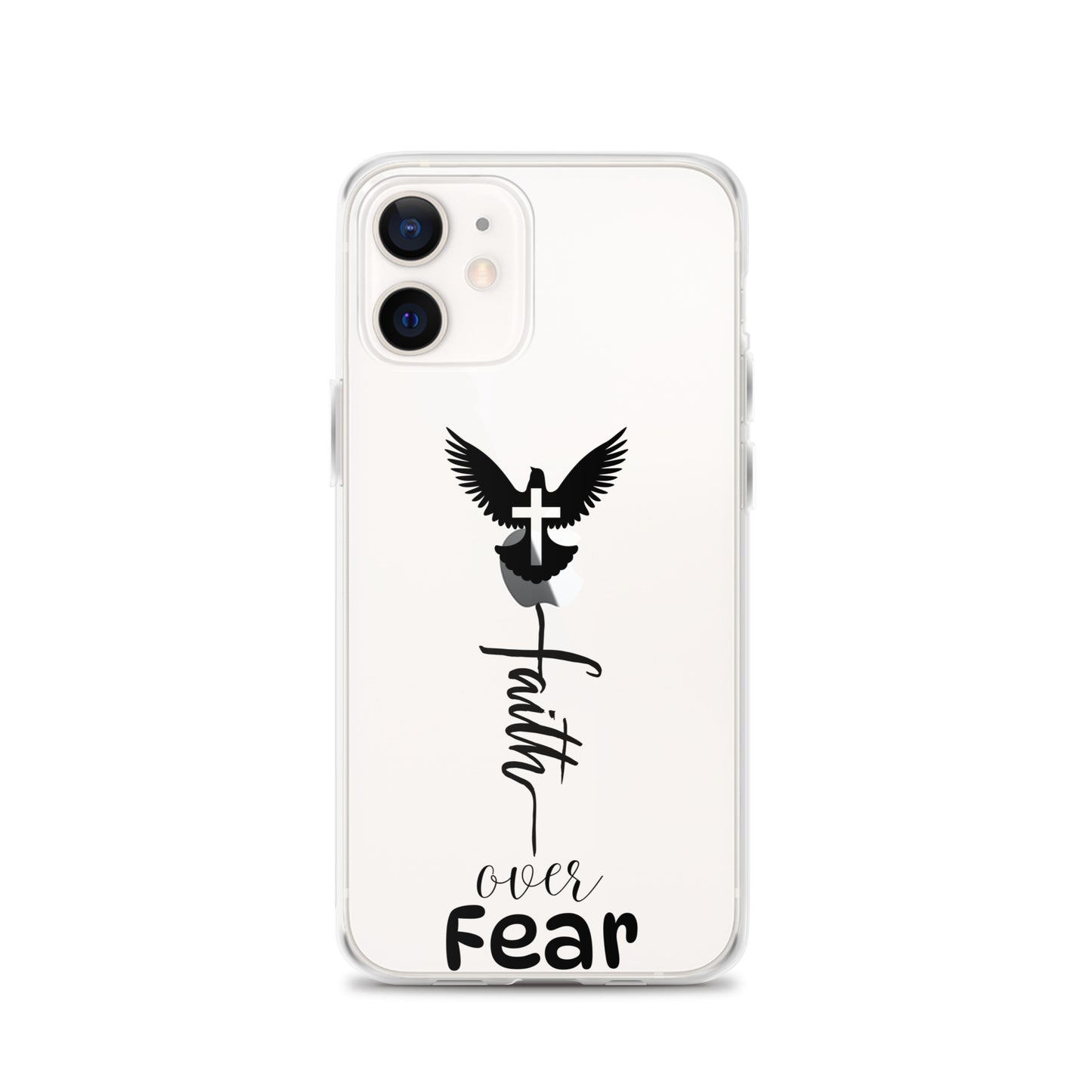 Faith Over Fear - Clear Case for iPhone® - Christian cell phone cover