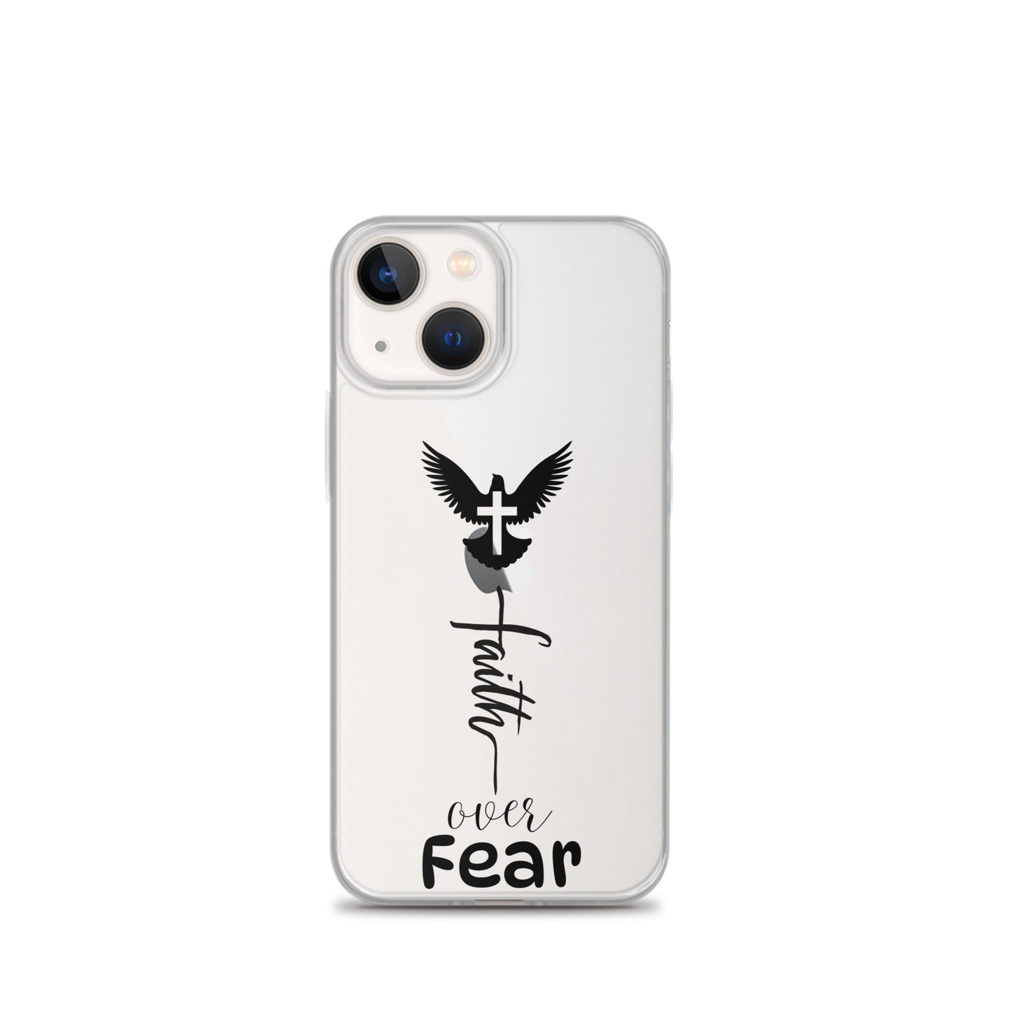 Faith Over Fear - Clear Case for iPhone® - Christian cell phone cover