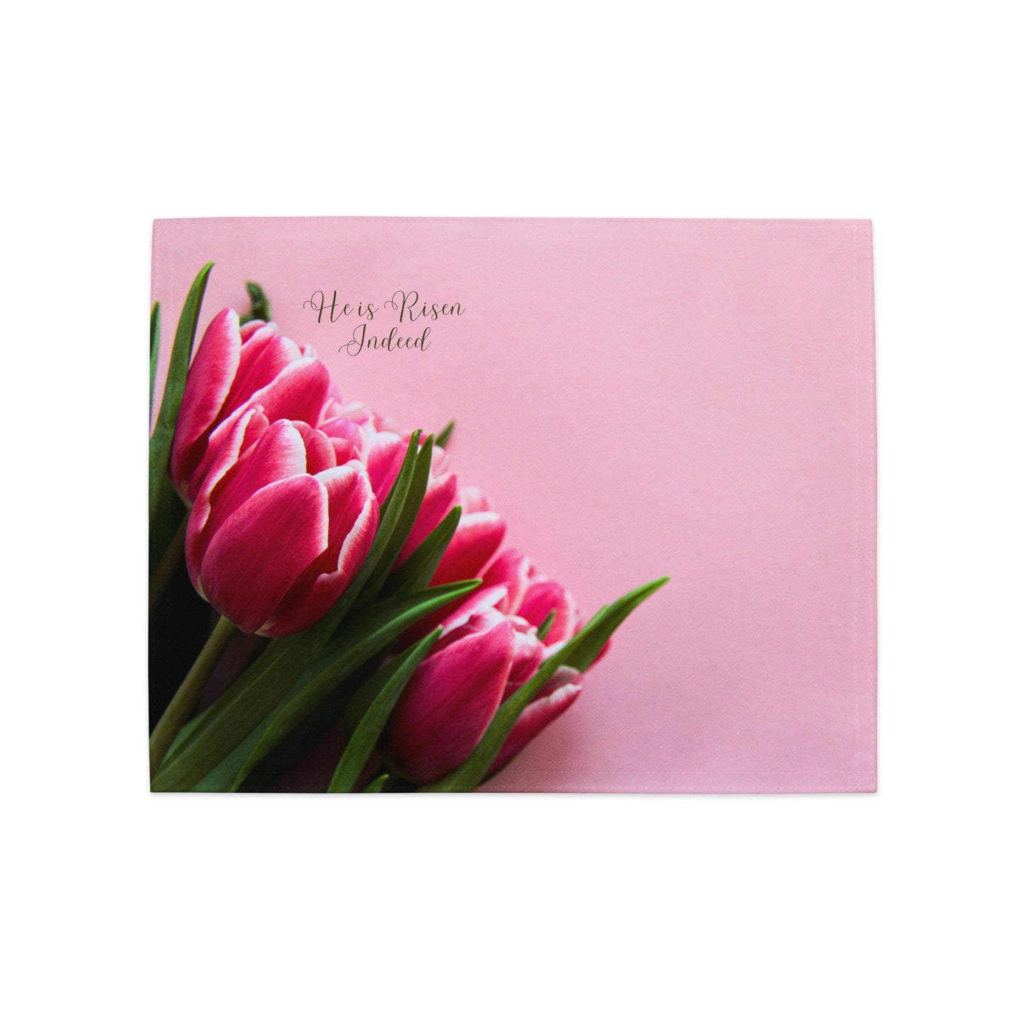 Resurrection Spring Tulips Pink Placemat Set of 4