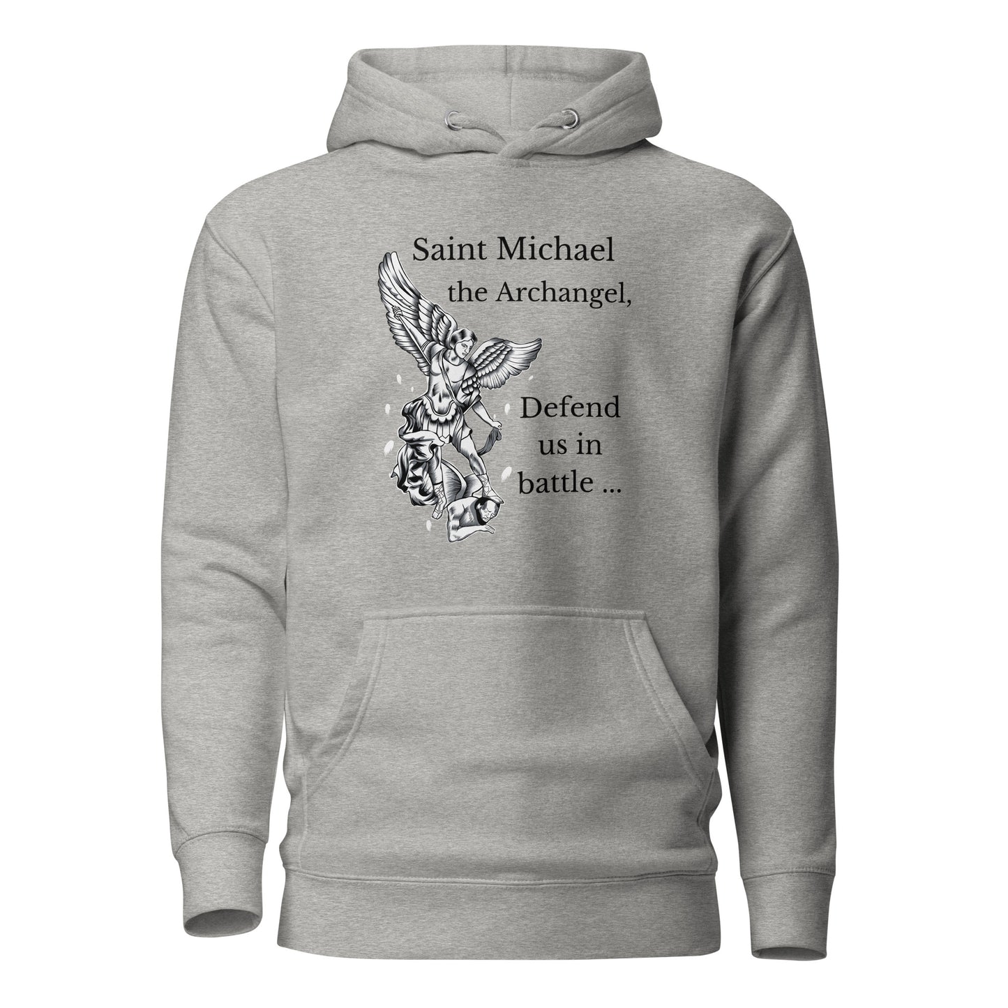 St. Michael Hoodie Sweatshirt - Unisex Christian Hoodie