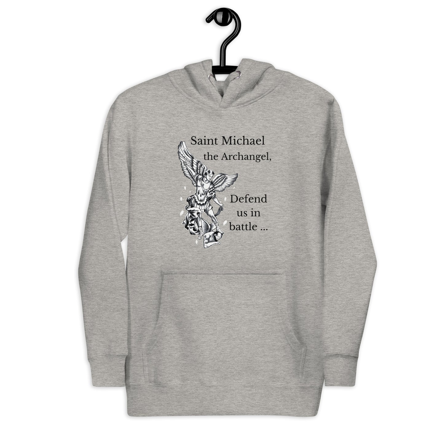 St. Michael Hoodie Sweatshirt - Unisex Christian Hoodie