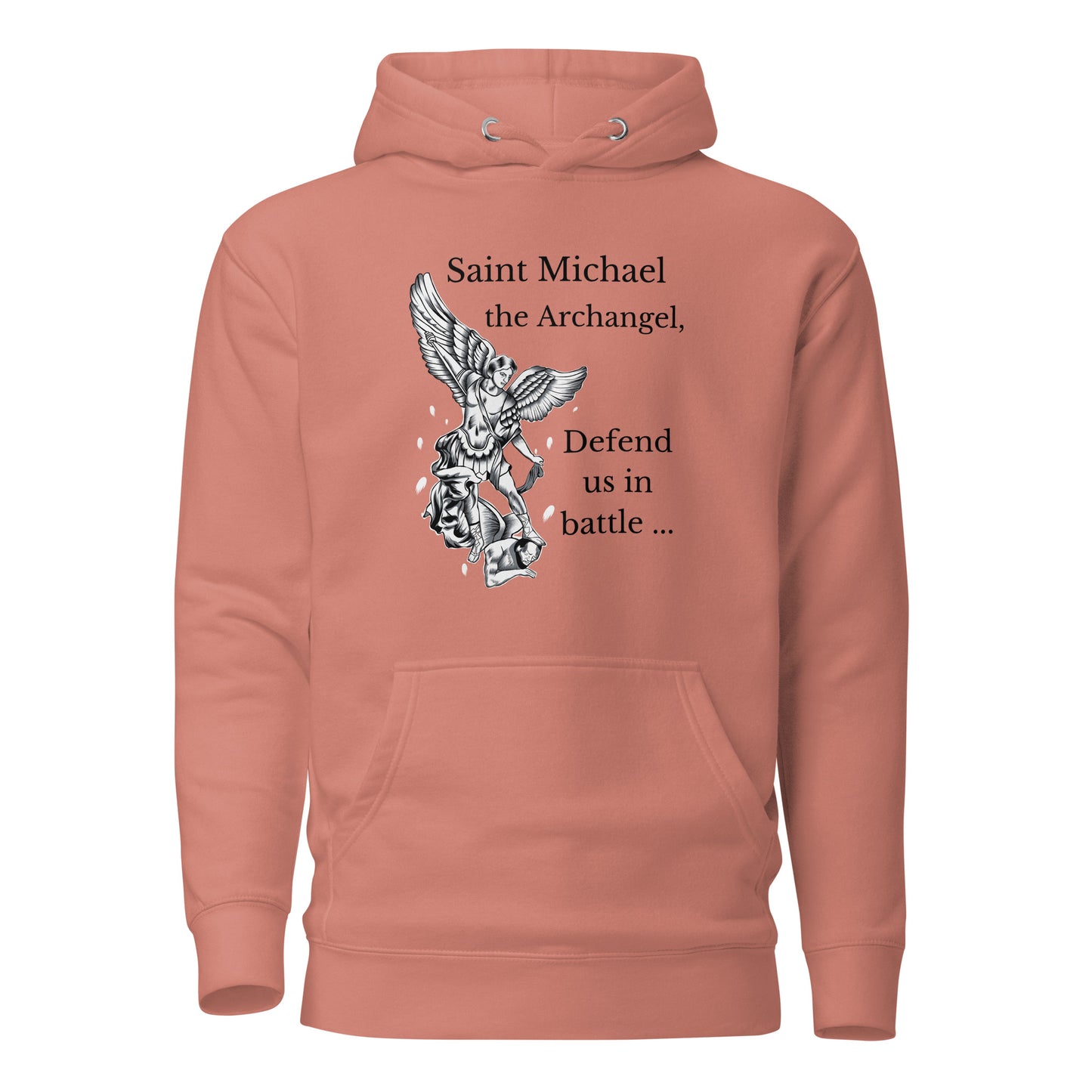 St. Michael Hoodie Sweatshirt - Unisex Christian Hoodie