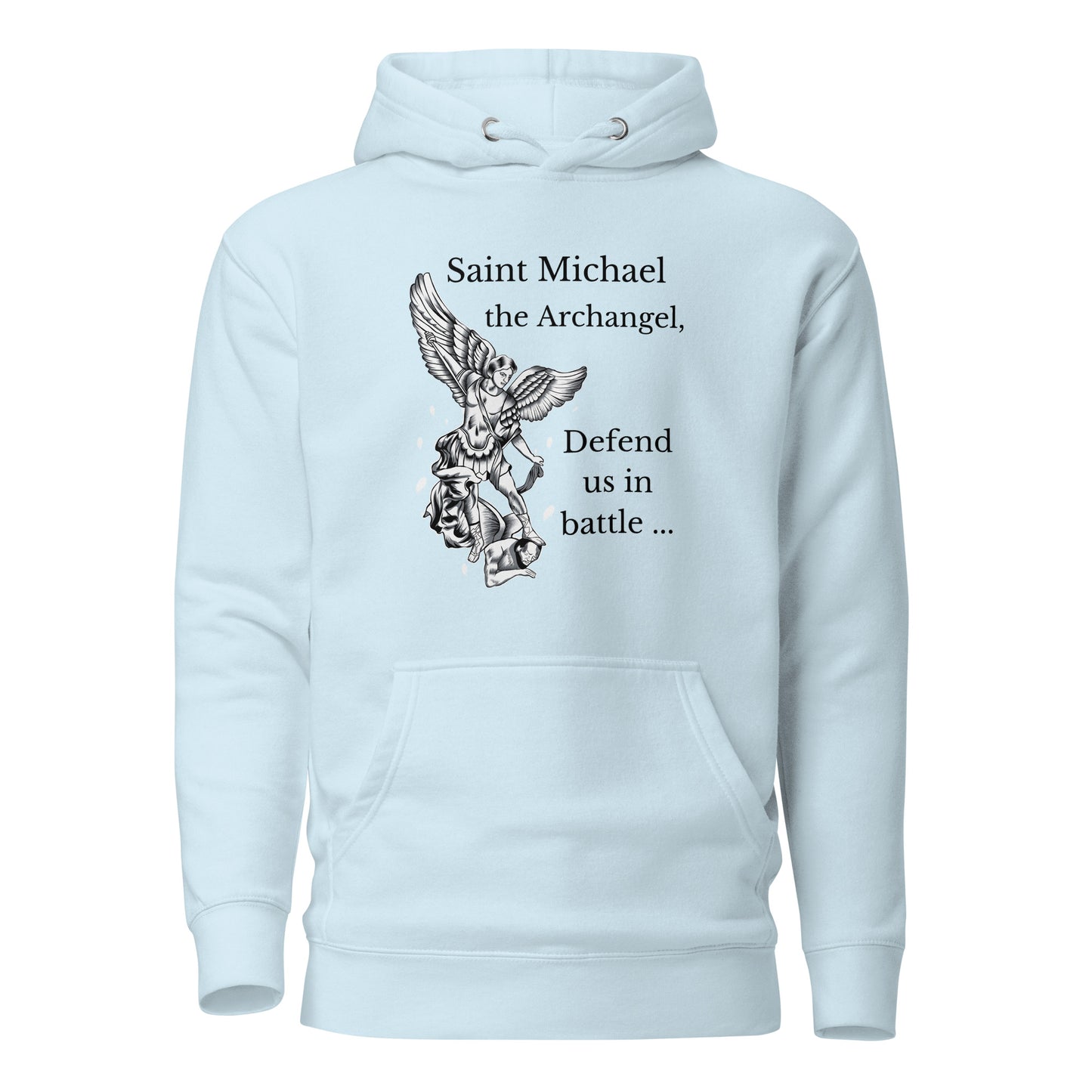 St. Michael Hoodie Sweatshirt - Unisex Christian Hoodie