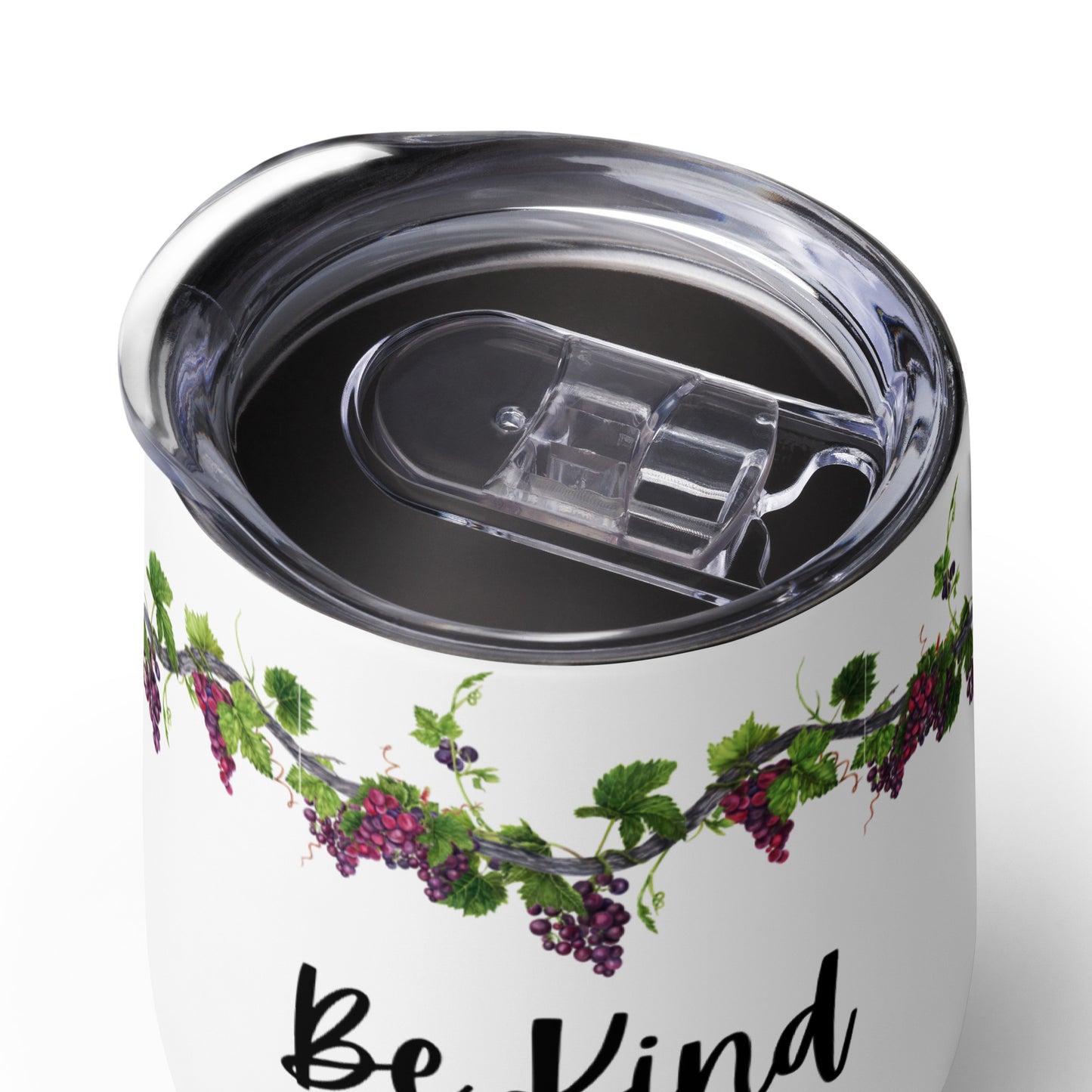 Be Kind - Share the Wine - Stainless Steel Wine tumbler - Great gift for a wine lover - Funny wine mug