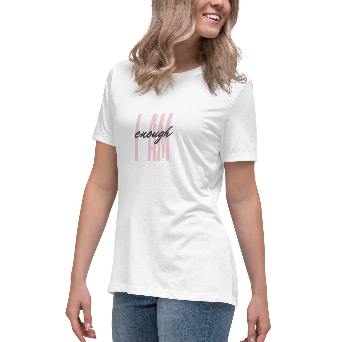 I AM ENOUGH - Women's Relaxed Christian T-Shirt