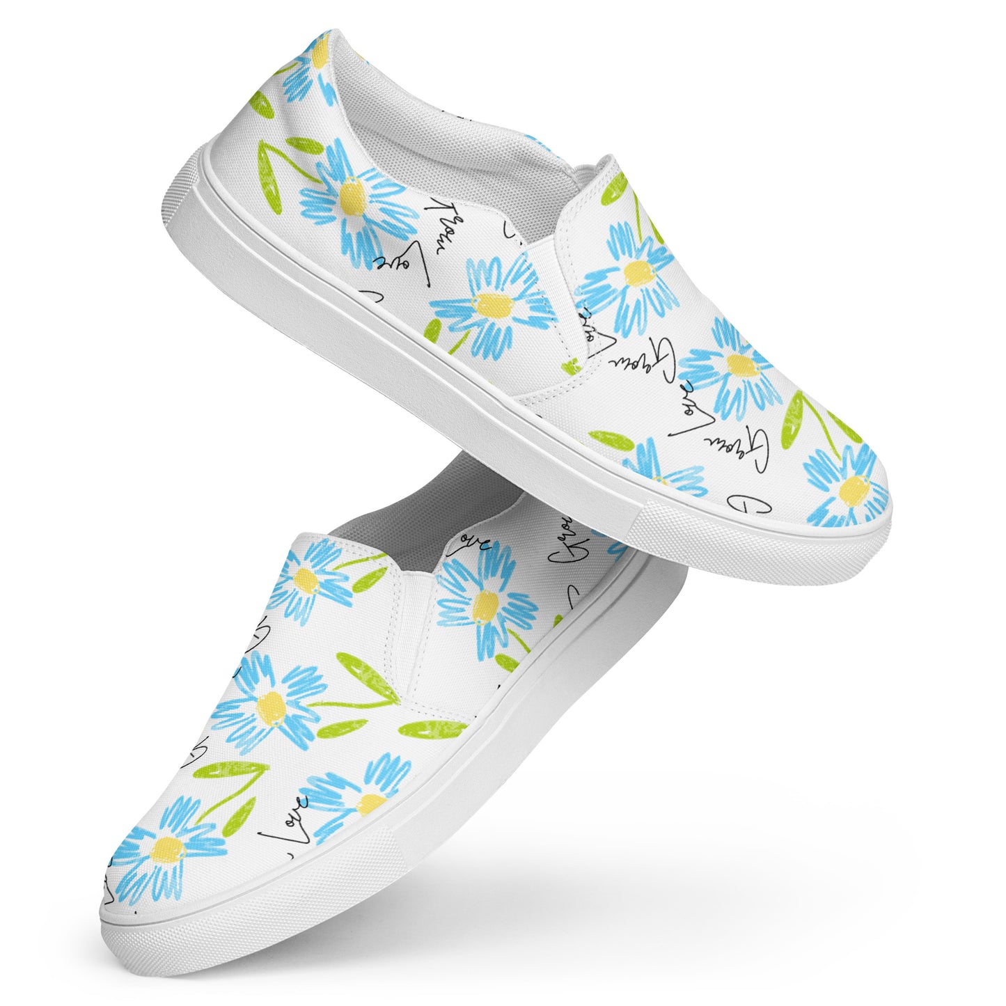 Grow Love 2 Women’s slip-on canvas shoes ladies sizes 5-11.5